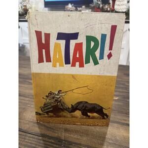 Hatari! Book 1962 Dell Movie Tie-In Adventure Illustrated